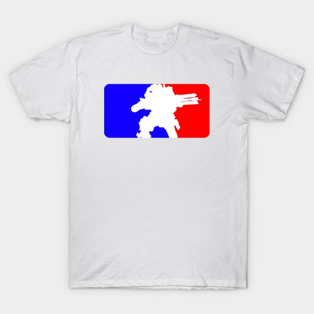 Major League Titan (Titanfall 2 mashup) T-Shirt by Ironmatter